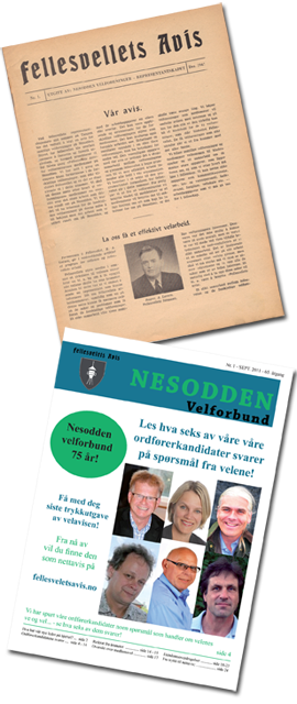 Fellesvelets avis f&oslash;rste og siste utgave